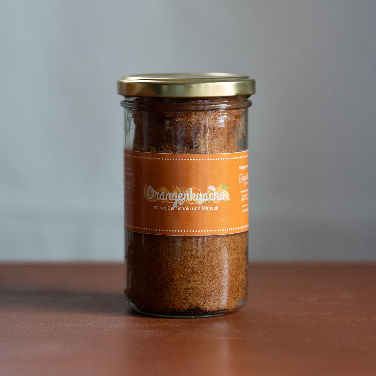 Orangenkuchen im Glas